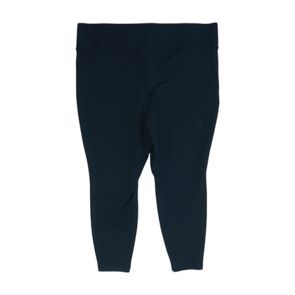 Black Solid Chino Capris