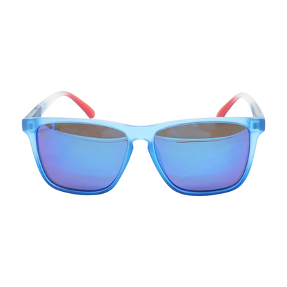 Blue Fast Lanes Square Sunglasses
