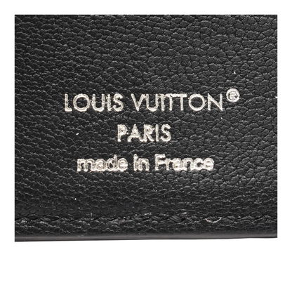 Black Pocket Organizer in Ostrich, Crocodile, & Monogram Empreinte Leather