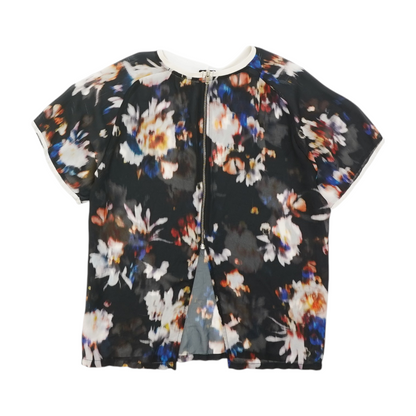 Black Print Blouse