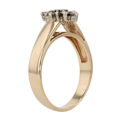 1/6 ctw 14K Yellow Gold Diamond Fashion Ring