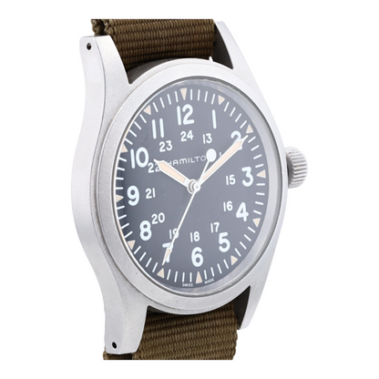 Khaki Field Stainless Steel Watch