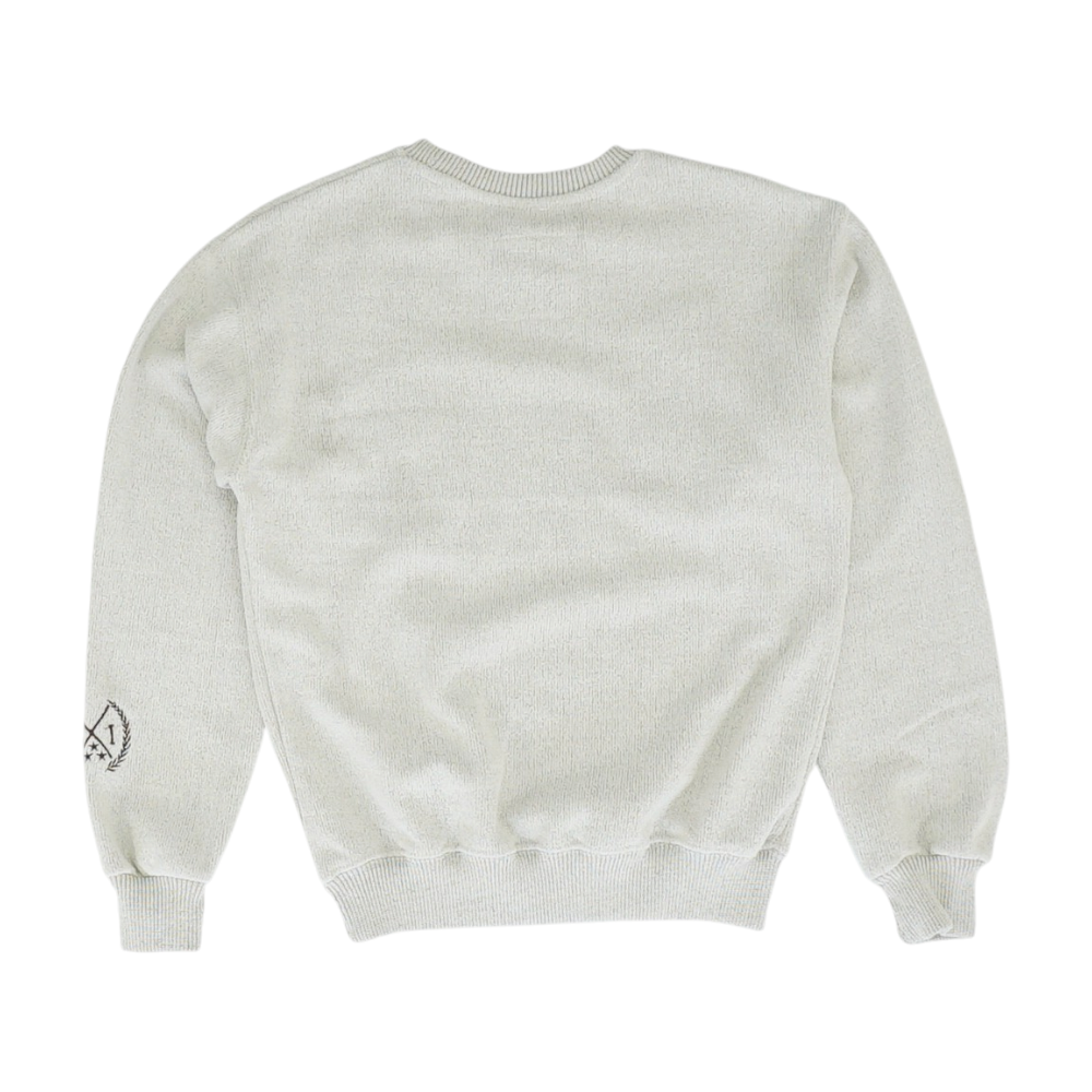 Beige Solid Sweatshirt Pullover