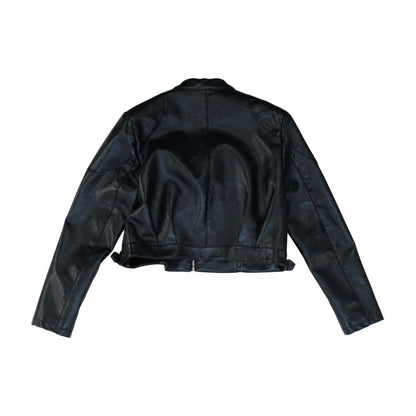 Black Faux Leather Jacket
