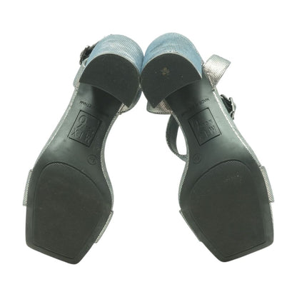 Gray Block Heels