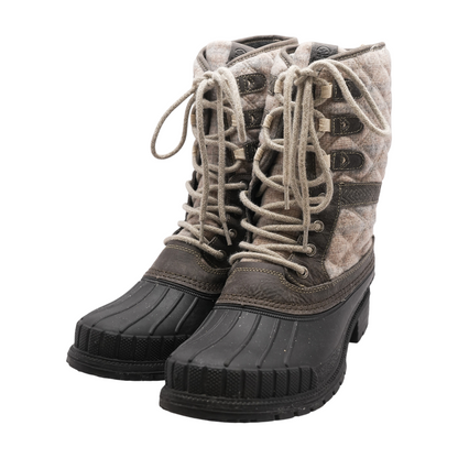 Gray Winter Boots