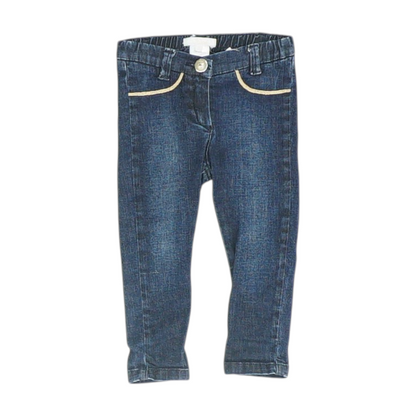 Blue Solid Jeans