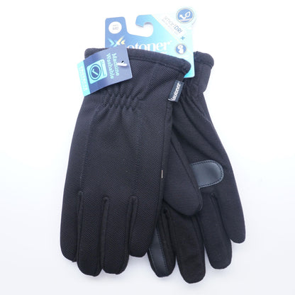Black 100% Polyester Smart Dri Gloves