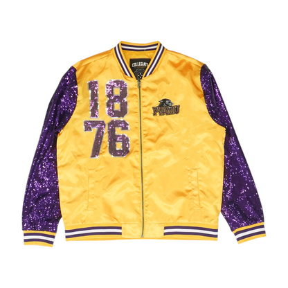 Yellow Prairie View A&M University Color Block Jacket