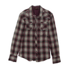 Burgundy Plaid Button Down