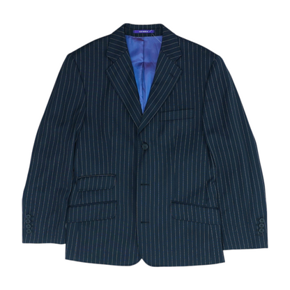 Black Striped Suit Jacket