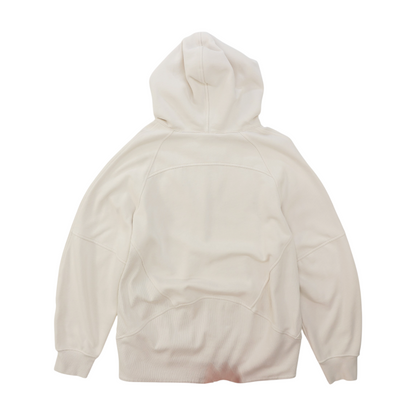 Beige Solid 1/4 Zip Pullover