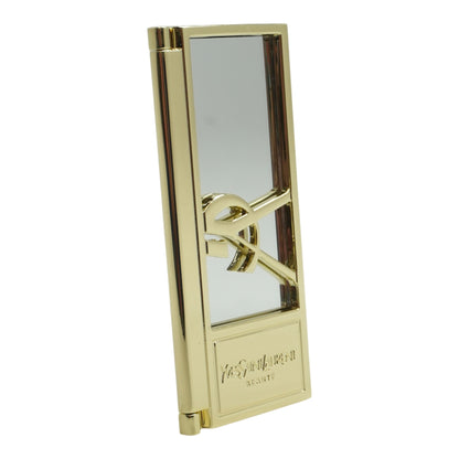 Gold Toned Compact Folding Mirror