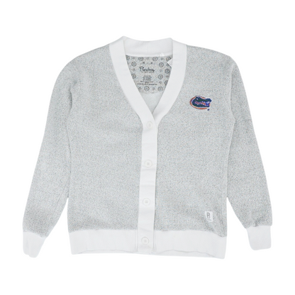 Gray Florida Gators Cardigan Sweater