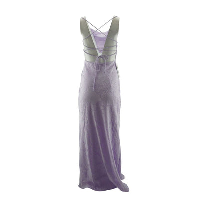 Lavender Floral Maxi Dress