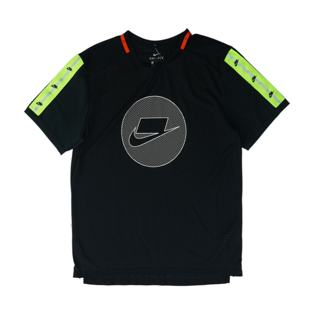 Black Color Block Active T-Shirt