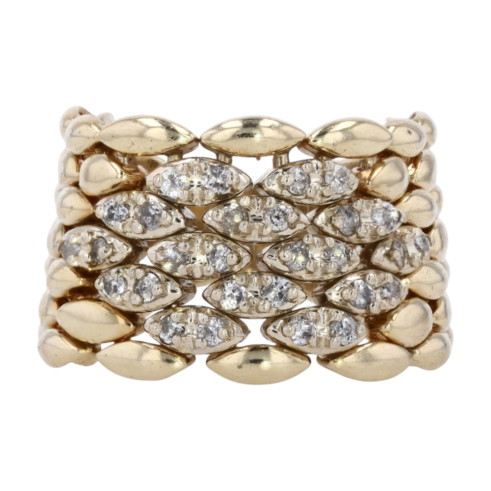 1/2 ctw 14K Yellow Gold Diamond Fashion Ring