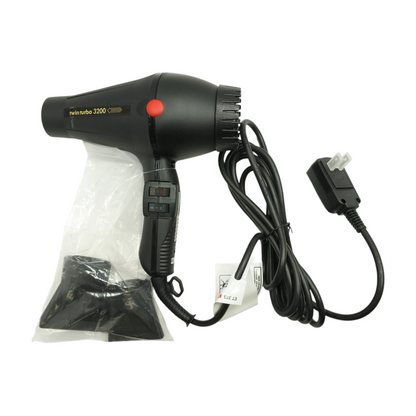 Black Twin Turbo 3200 Hair Dryer