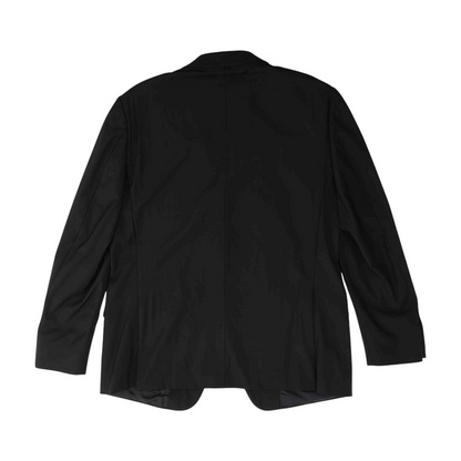 Black Solid Sport Coat