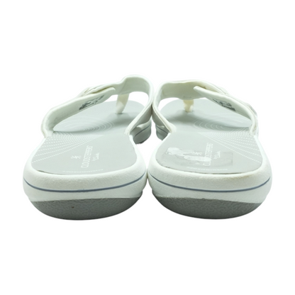 White Flip-Flop Sandals