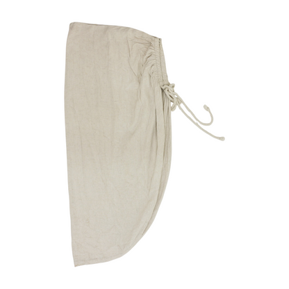 Beige Midi Skirt