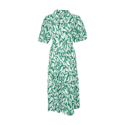 Green Graphic Maxi Dress