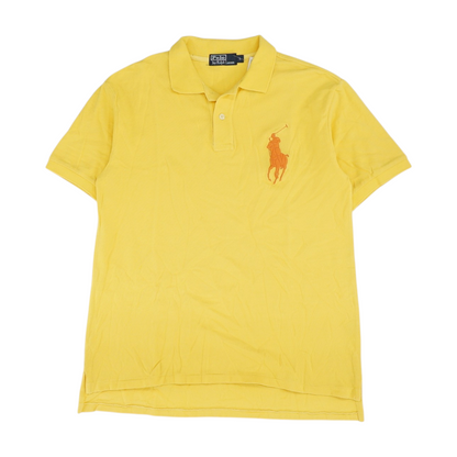 Yellow Solid Short Sleeve Polo