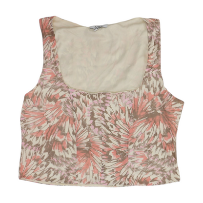 Beige Abstract Blouse