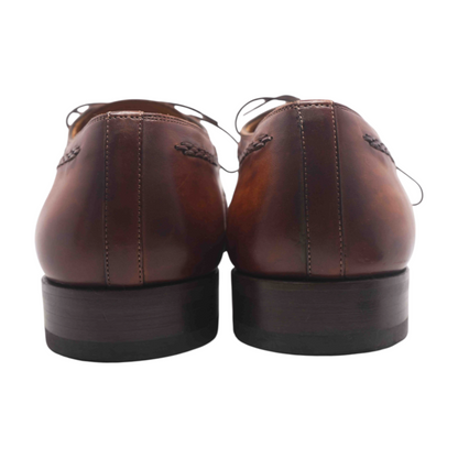 Brown Lace-Up Dress Shoes