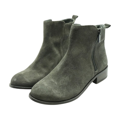 Gray Ankle Boots