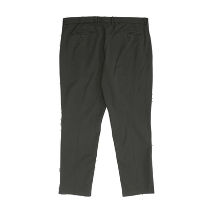 Brown Striped Regular Pants
