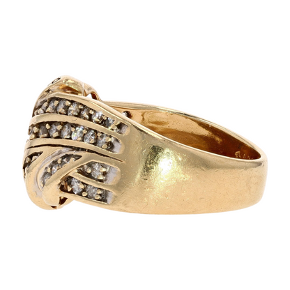 3/8 ctw 14K Yellow Gold Diamond Band Ring