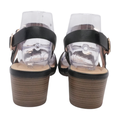 Black Heeled Sandals