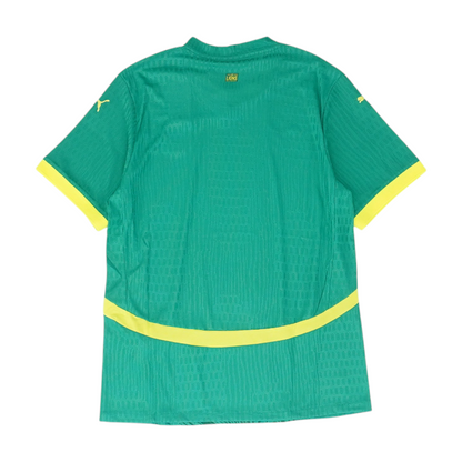 Men's Green Senegalese Football Federation Short Sleeve Jersey