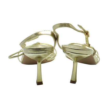 Gold Block Heels
