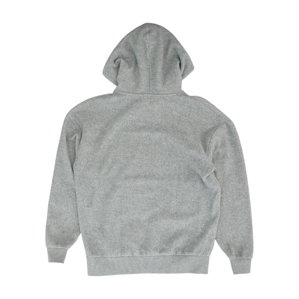 Gray Solid Hoodie Pullover