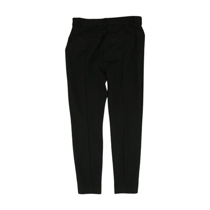Black Solid Dress Pants