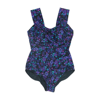 Purple Print One-Piece
