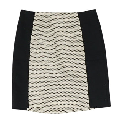 Beige Polka Dot Mini Skirt
