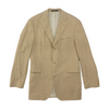 Tan Long Solid Sport Coat