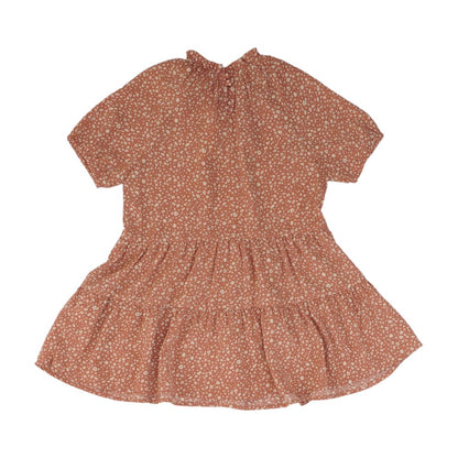 Mauve Animal Short Sleeve Blouse