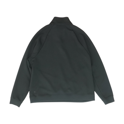 Black Solid 1/4 Zip Pullover