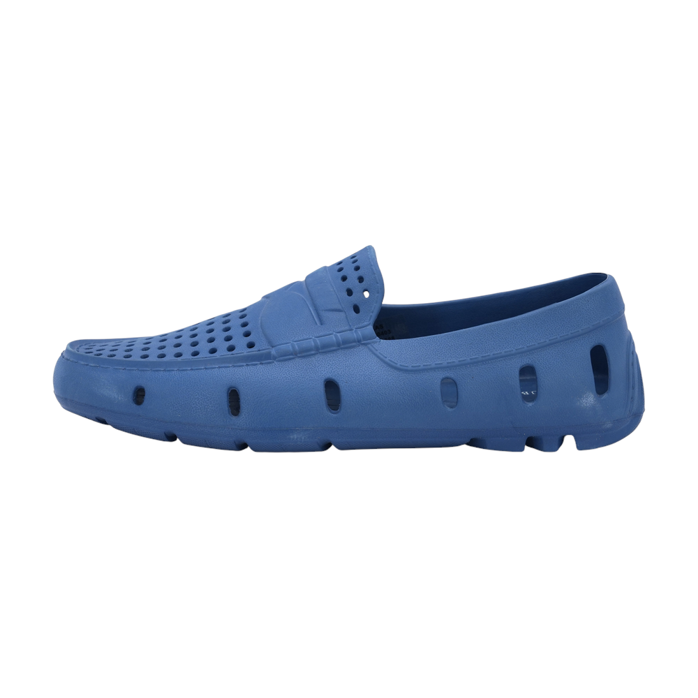 Blue Slip-On Dress Shoes