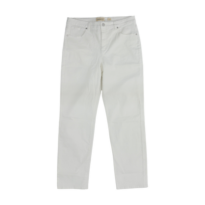 White Straight Jeans