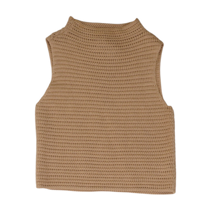 Tan Vest Sweater