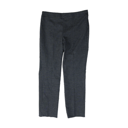 Navy Petite Houndstooth Pants