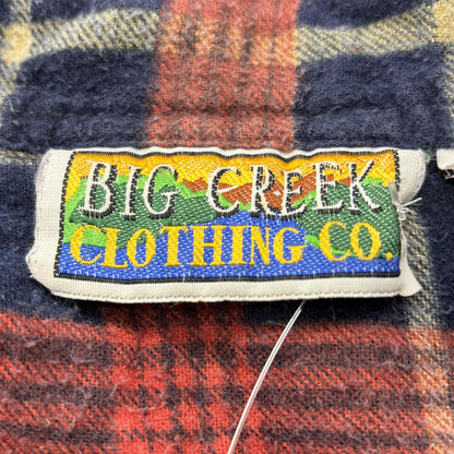 Vintage Red Plaid Flannel Button Down