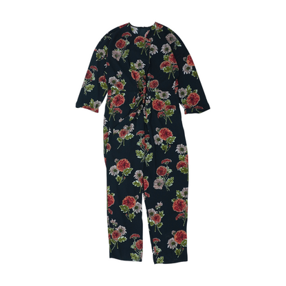 Black Floral Jumpsuit