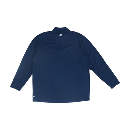 Navy Solid 1/4 Zip Pullover