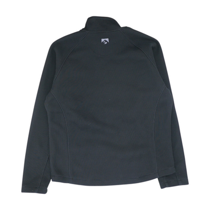 Black Solid Active Jacket